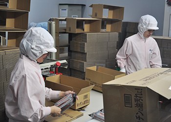 ウェットシート製造ライン